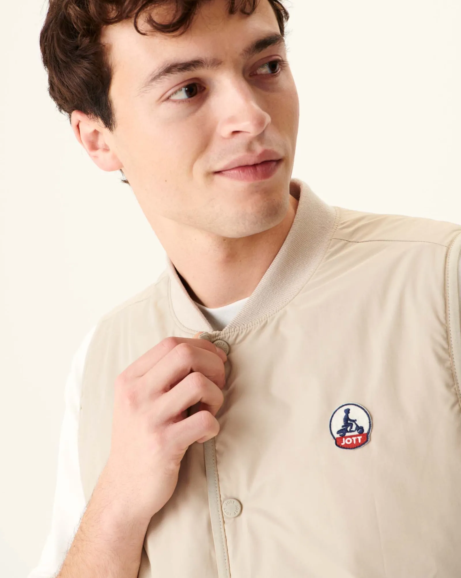 Veste Sans Manches Beige Roskilde*JOTT Clearance