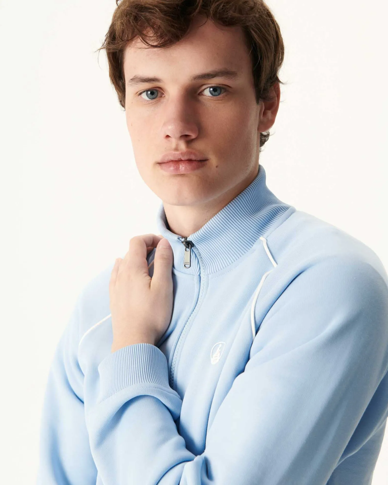 Veste Zipee Homme En Coton Biologique Bleu Clair Craig*JOTT Shop