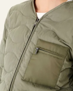 Veste Zippee Col V Army Alexia*JOTT Best Sale