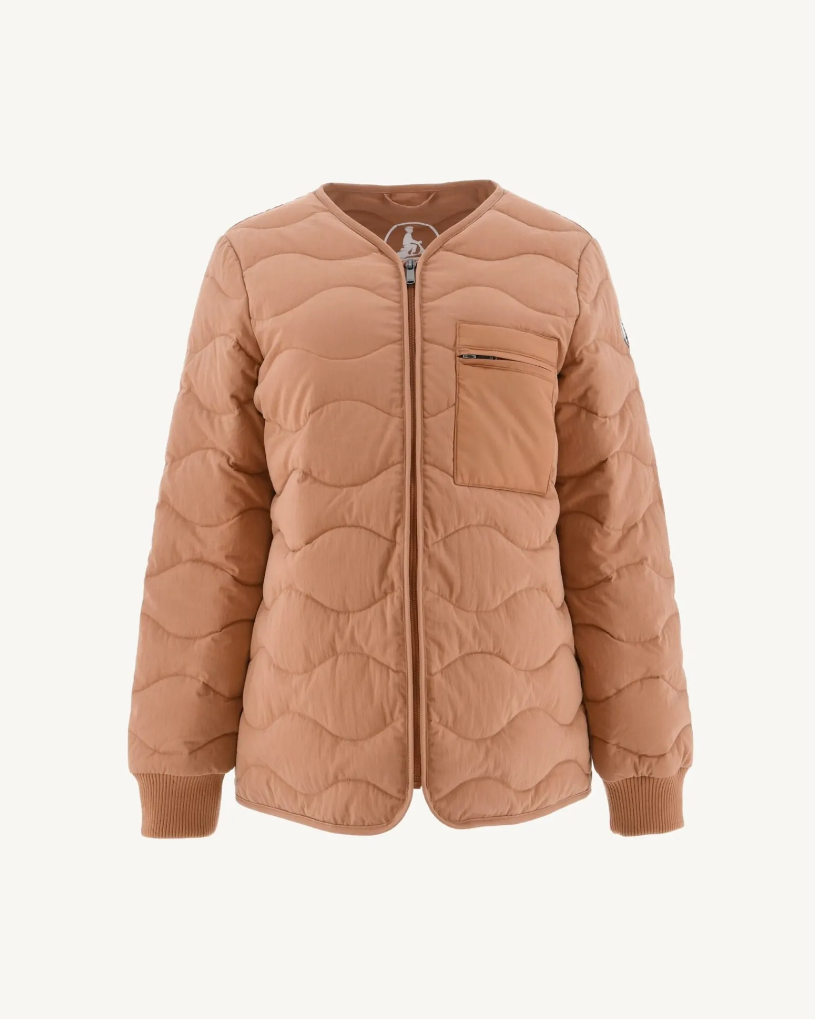 Veste Zippee Col V Camel Alexia*JOTT Best