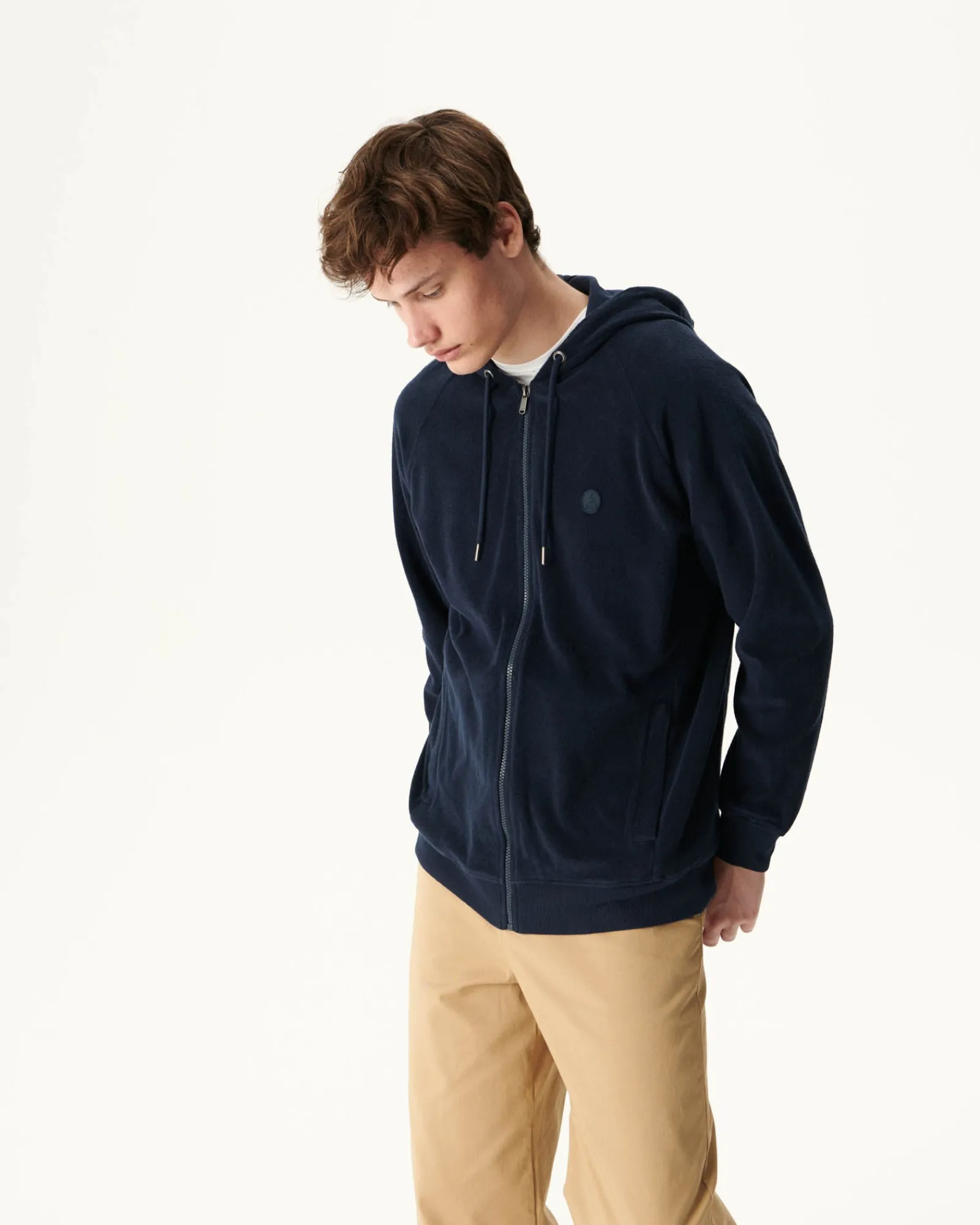 Veste Zippee Eponge A Capuche Marine Nazare*JOTT Clearance