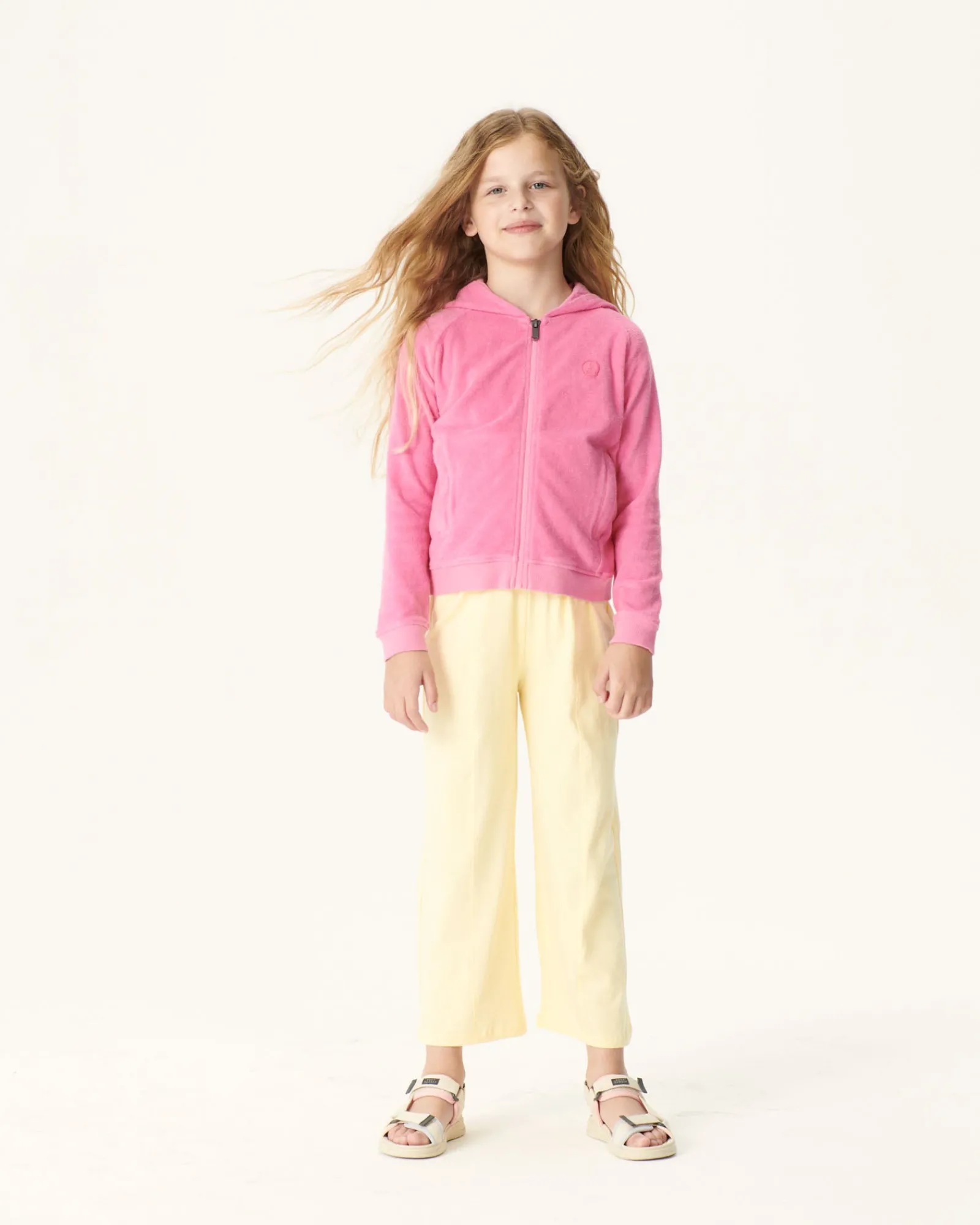 Veste Zippee Eponge Rose Intense Enfant Volta*JOTT Best Sale