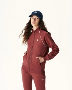 Veste Zippee Femme En Coton Biologique Bordeaux Rocha*JOTT Shop